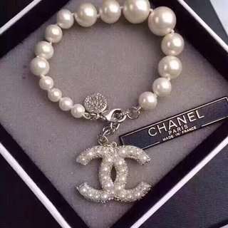 Ch**el Pearl Bracelet Gold For Women