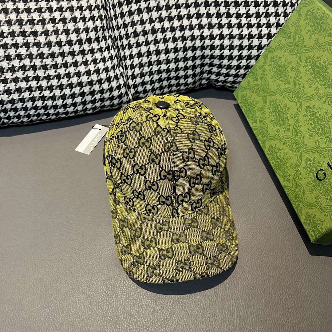 Gvc*1 Baseball Hat Yellow For Women