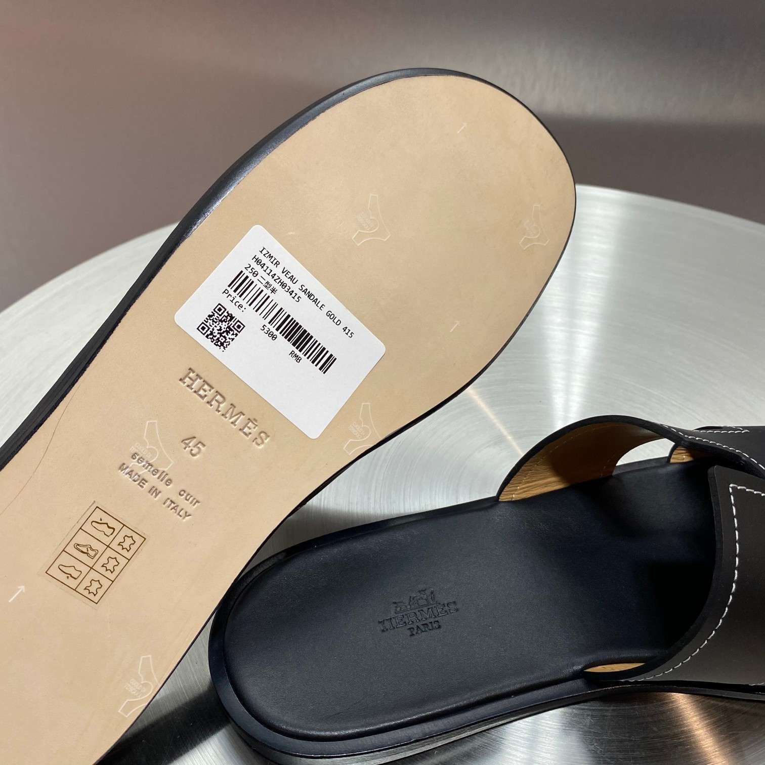 H**me5 Oran Sandal Black For Men