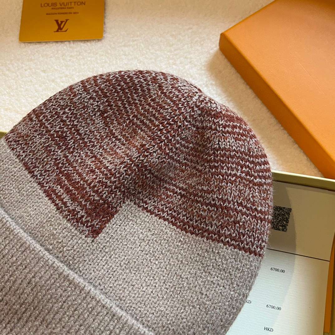 L0vis Vvtt0n Neo Petit Damier Beanie Brown For Women