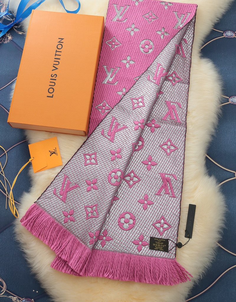 L0vis Vvtt0n LOGOMANIA Scarf Pink For Women