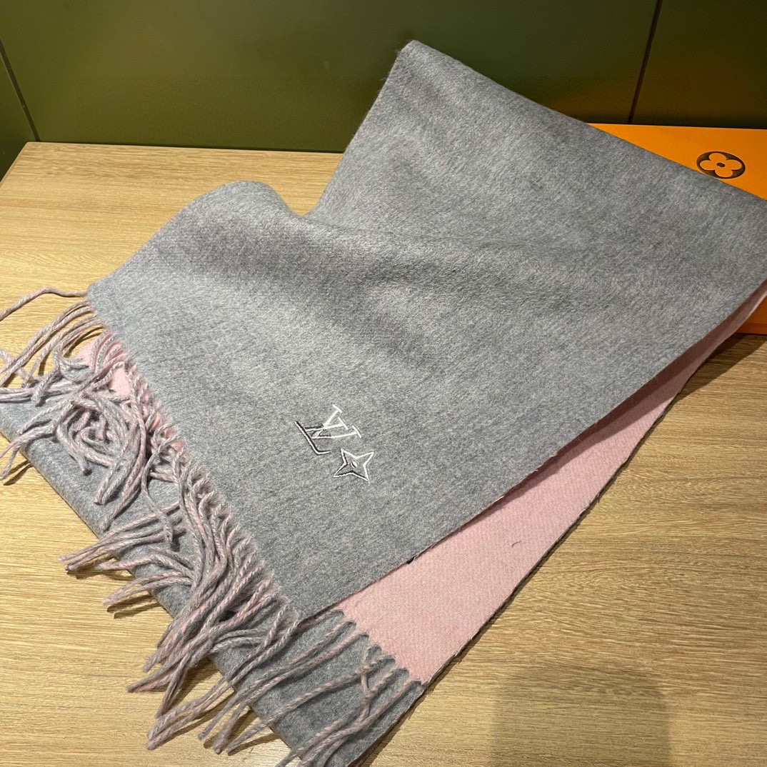 L0vis Vvtt0n The Cashmere Scarf Grey For Women