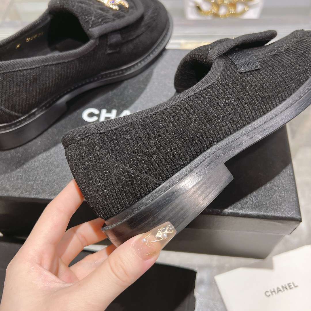 Ch**el Moccasins Black For Women