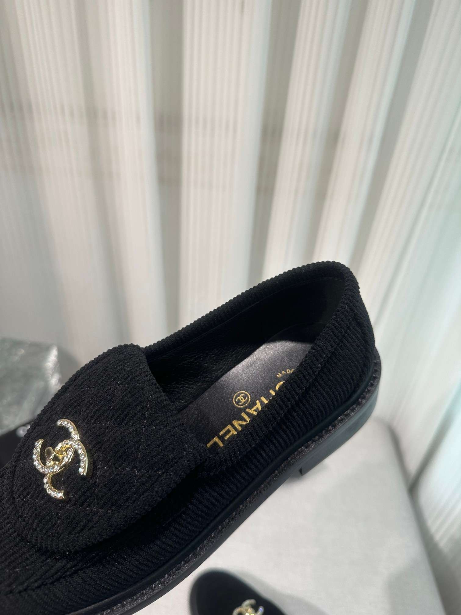 Ch**el Moccasins Black For Women