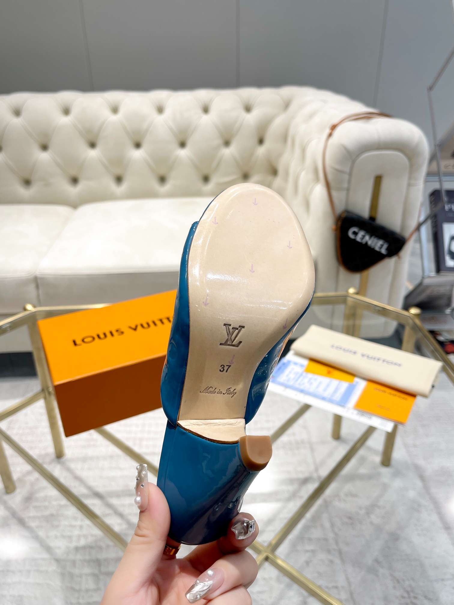 L0vis Vvtt0n S*per Mule Blue For Women