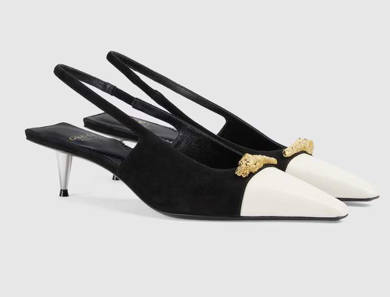 Gvc*1 Pump With Tiger Head For Women- 768113 C9D50 9066