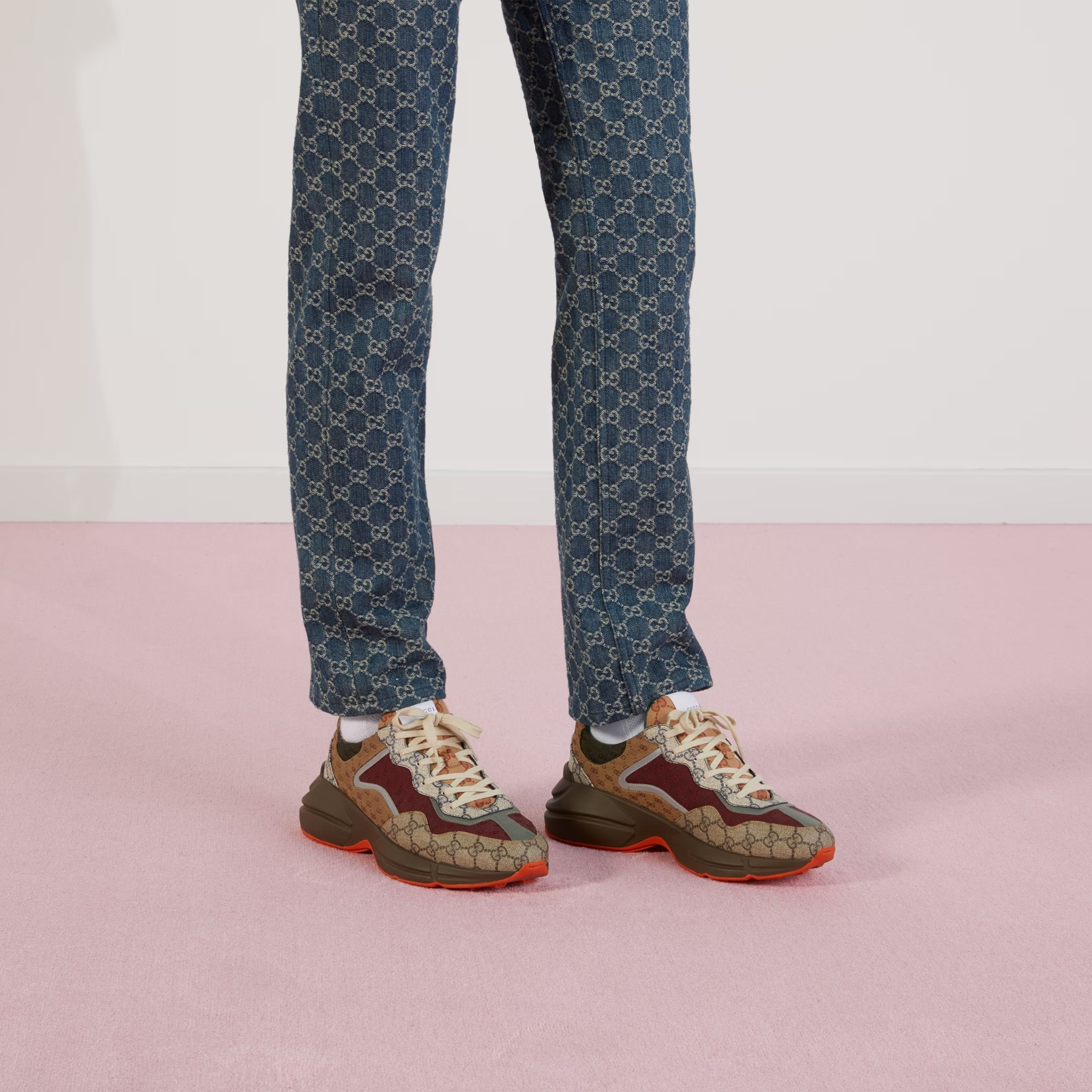 Gvc*1 GG Rhyton Sneaker For Men- 619891 99WG0 6060