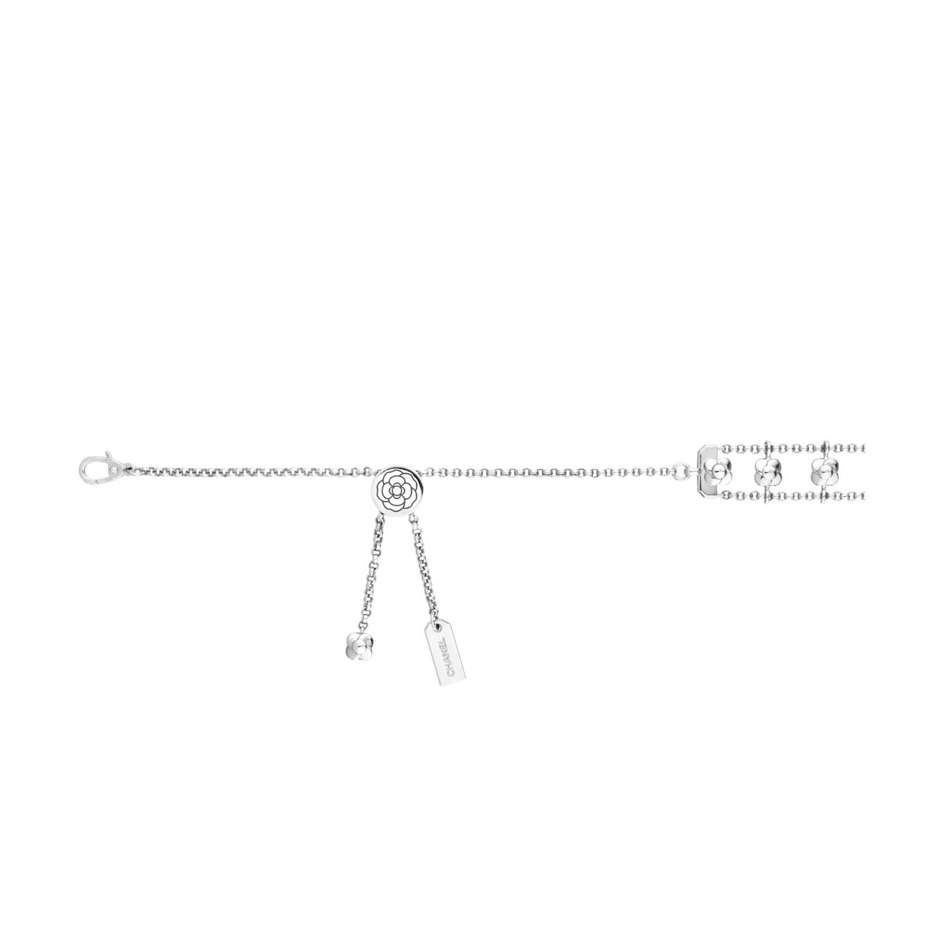 Bouton De Camélia Bracelet White Gold For Women J12065, 3599591874024