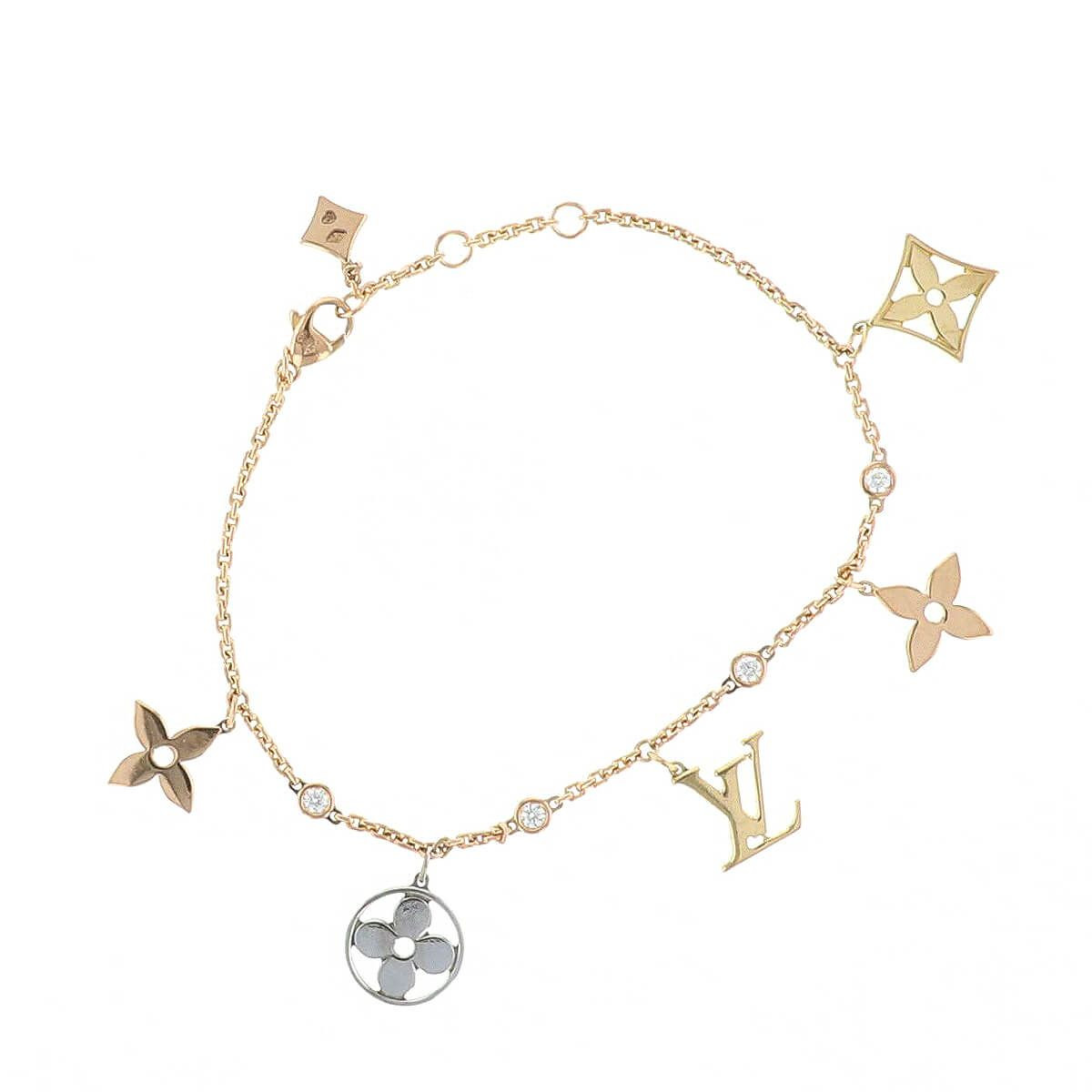 Idylle Blossom Charms Bracelet Gold For Women Q95689