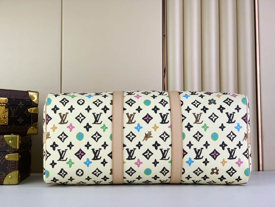 L0vis Vvtt0n Keepall Bandouliere 50 White 50cm / 19.7in