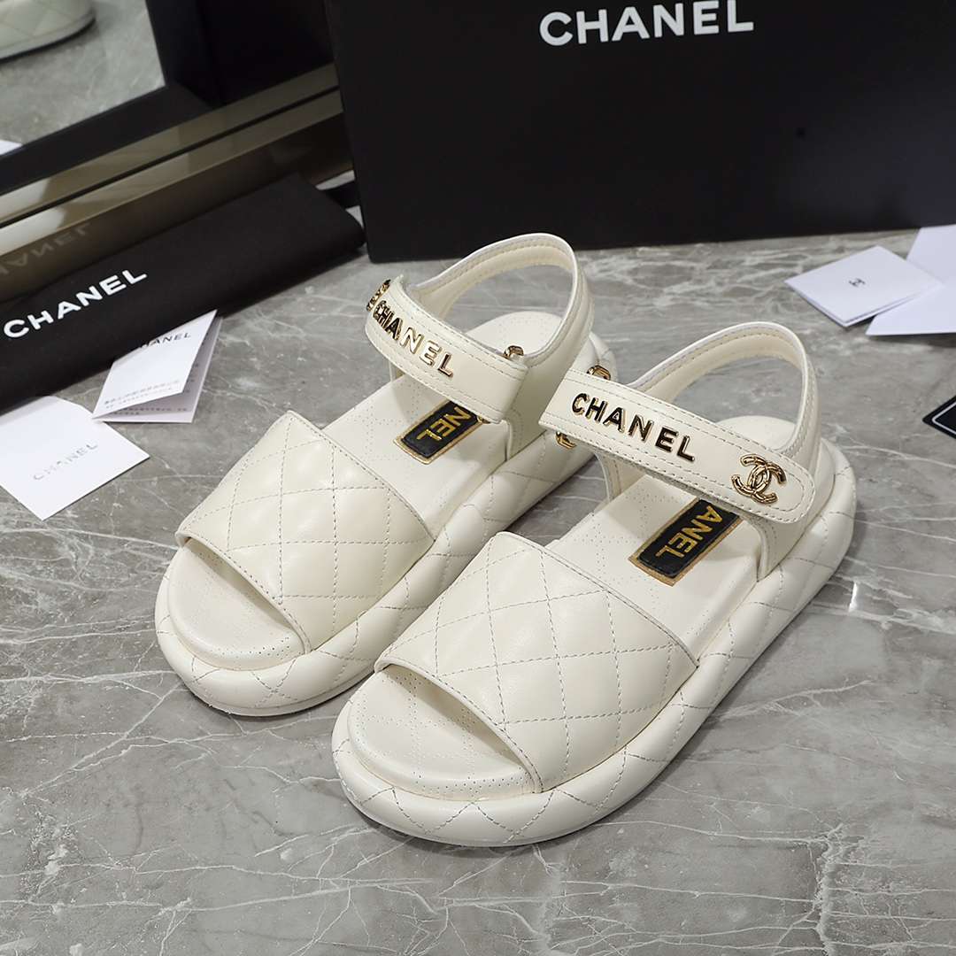 Ch**el Sandal White For Women