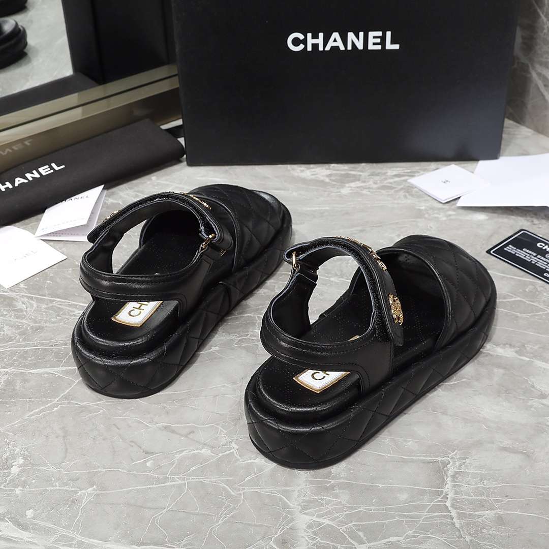 Ch**el Sandal Black For Women
