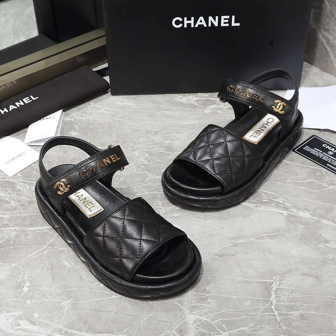 Ch**el Sandal Black For Women