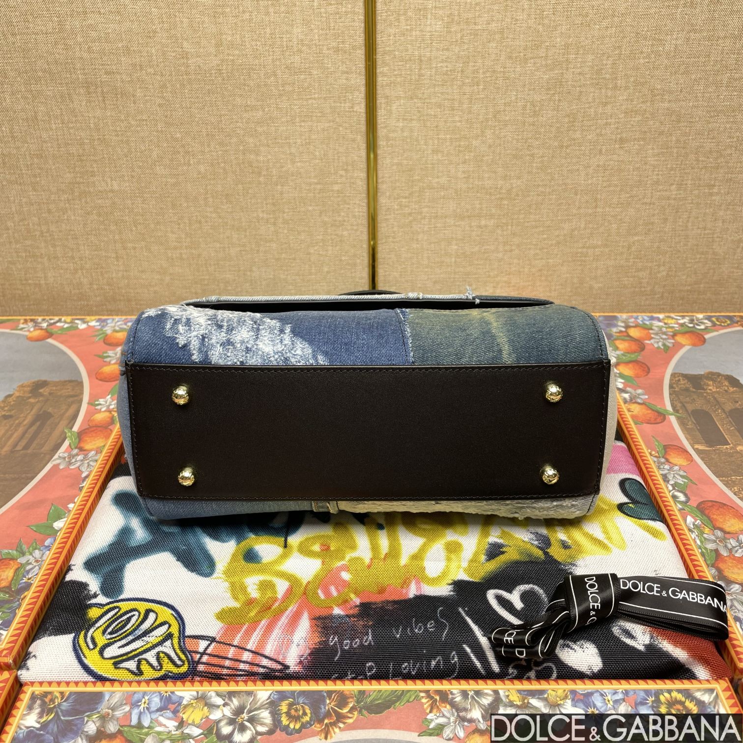 Dolce & Gabbana Large Sicily Handbag Blue For Women 11.4in/29cm