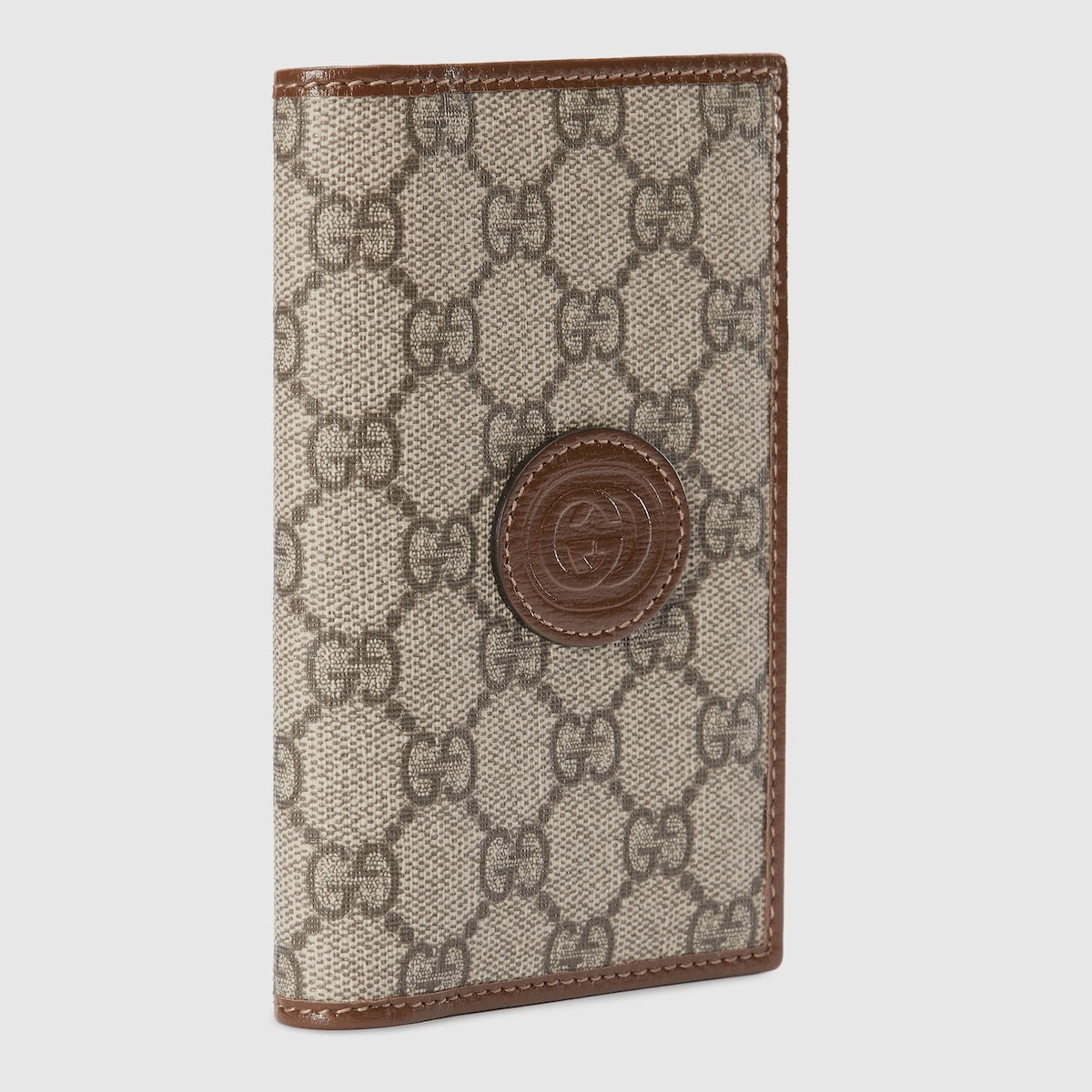 Gvc*1 GG Passport Case With Interlocking G Beige 8.1 in/ 20.5 cm 724562 92TCG 8563