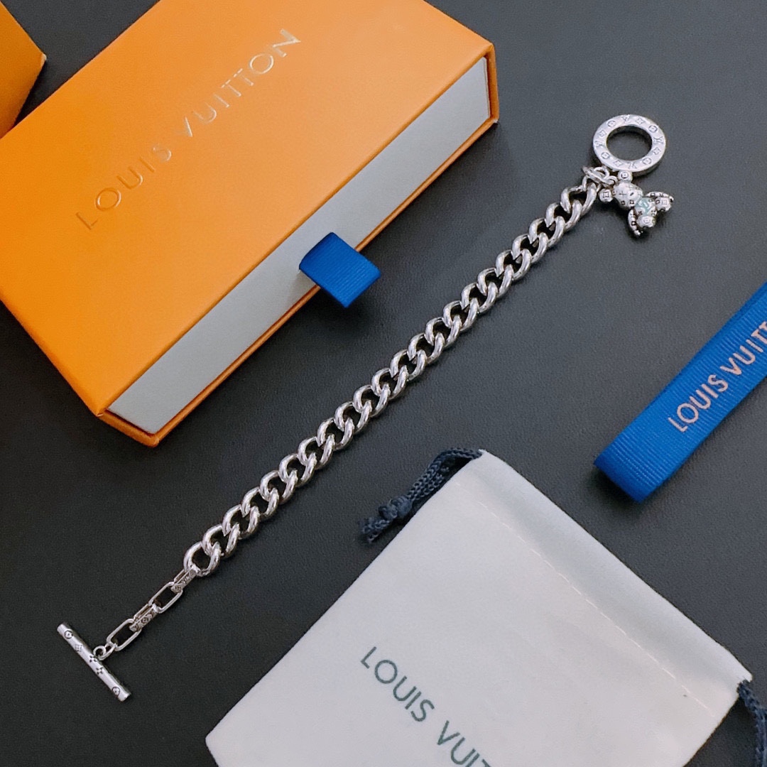 L0vis Vvtt0n Bear Bracelet Silver For Women