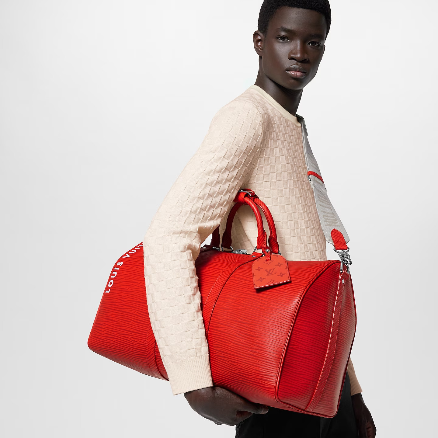 L0vis Vvtt0n Keepall Bandoulière 50 Red Bag M23721- 19.7 Inches/ 50 Cm