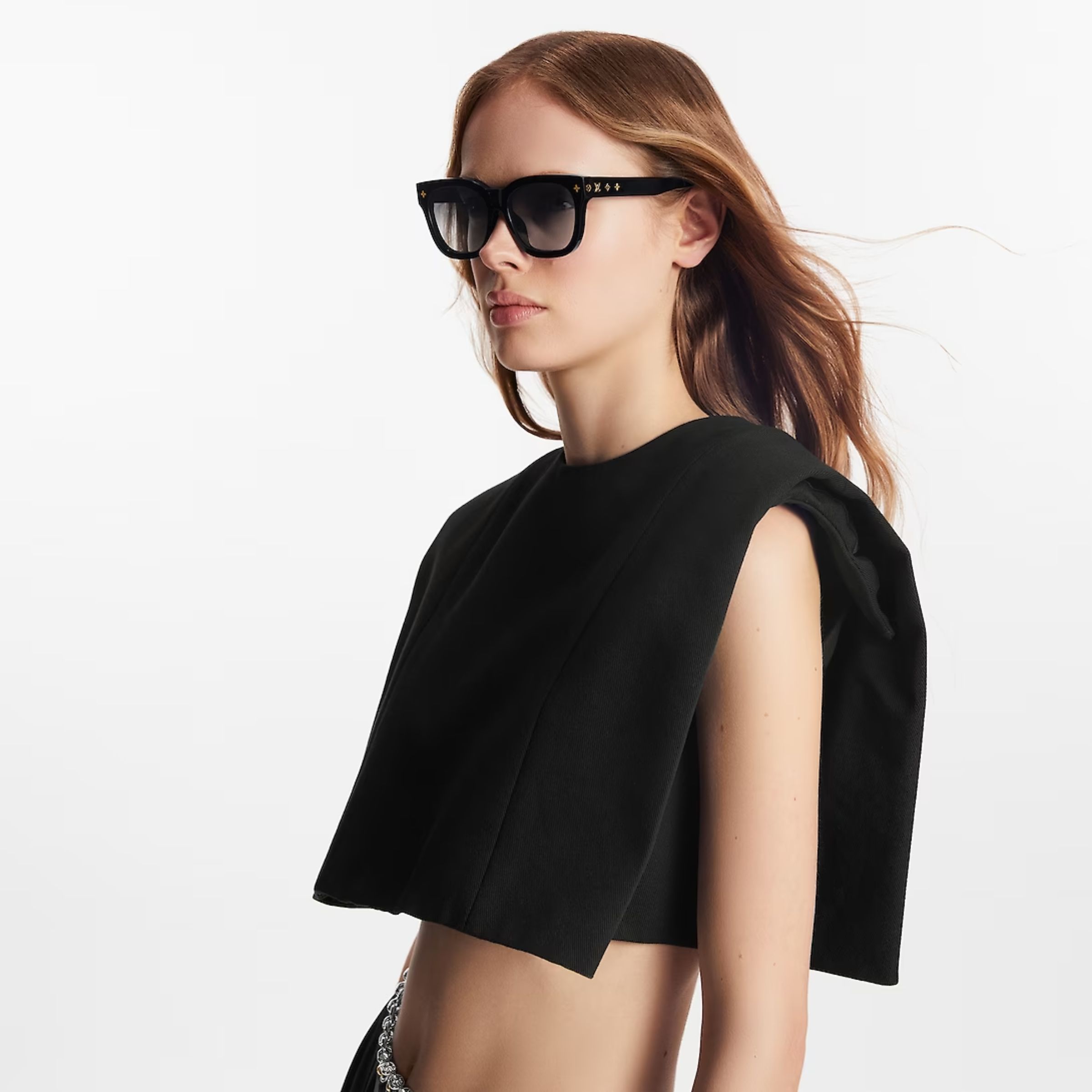 L0vis Vvtt0n My Monogram Square Sunglasses Black For Women Z1523W