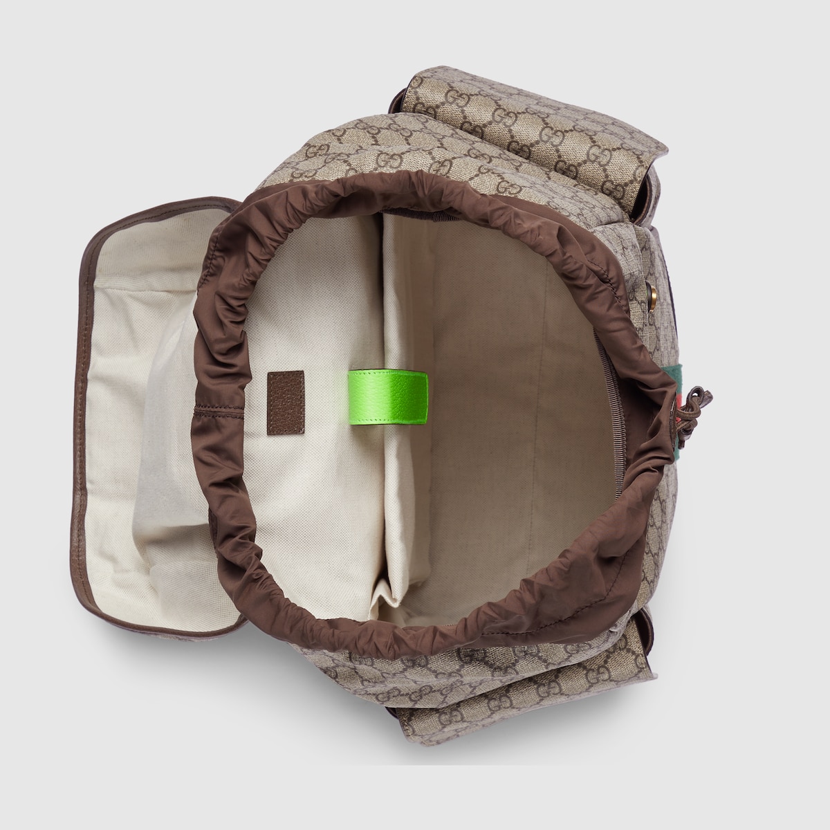 Gvc*1 Ophidia Medium Backpack Beige For Men 15.7 in/ 40 cm 598140 FADEB 9750