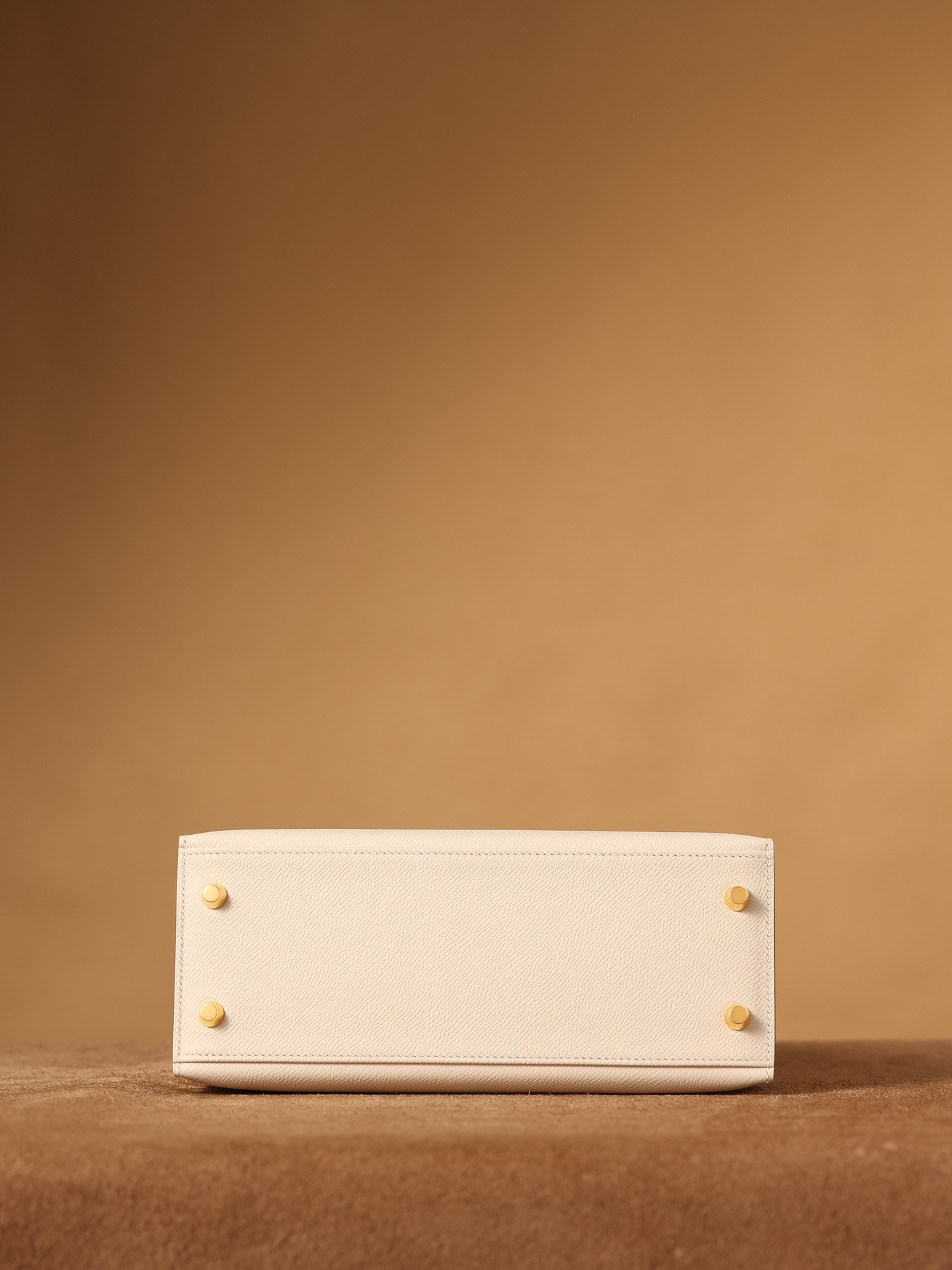 H**me5 Kelly Epsom Gold Tone Lock Bag Cream For Women 9,8in/25cm