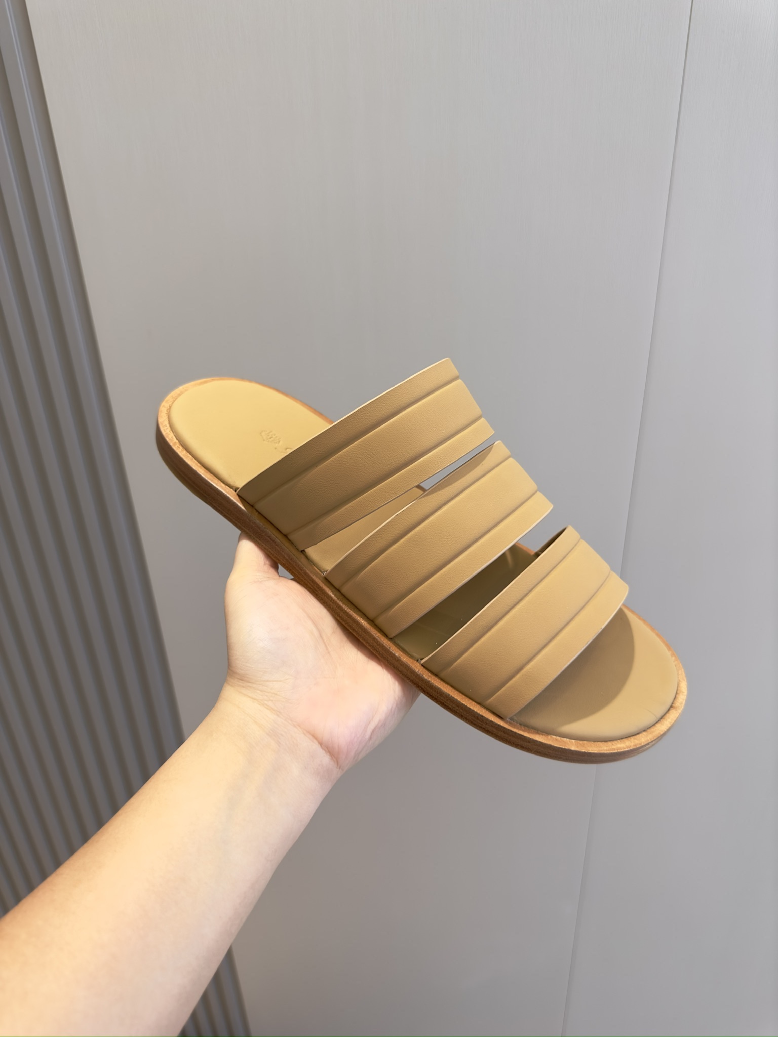 L0r0 P1ana Naha Sandal Brown For Men FAN8776