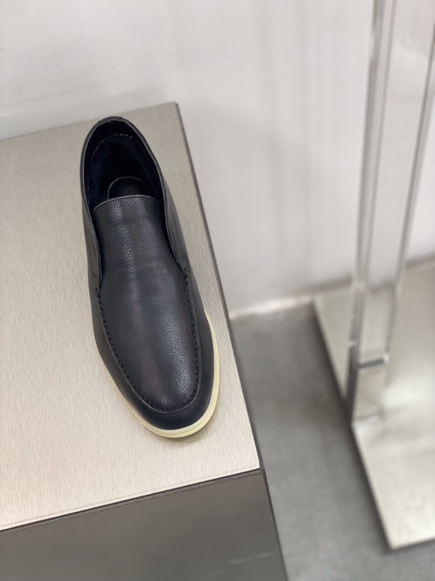 L0r0 P1ana Open Walk Ankle Boots Black For Men FAI3276