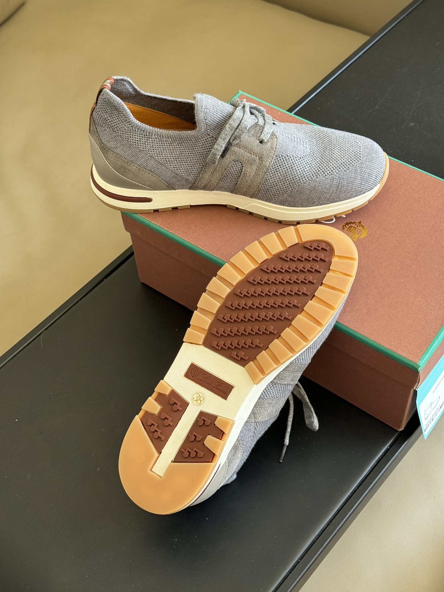 L0r0 P1ana 360 Lp Lady Flexy Walk Sneaker Flannel Gray For Women – FAI7759 M579