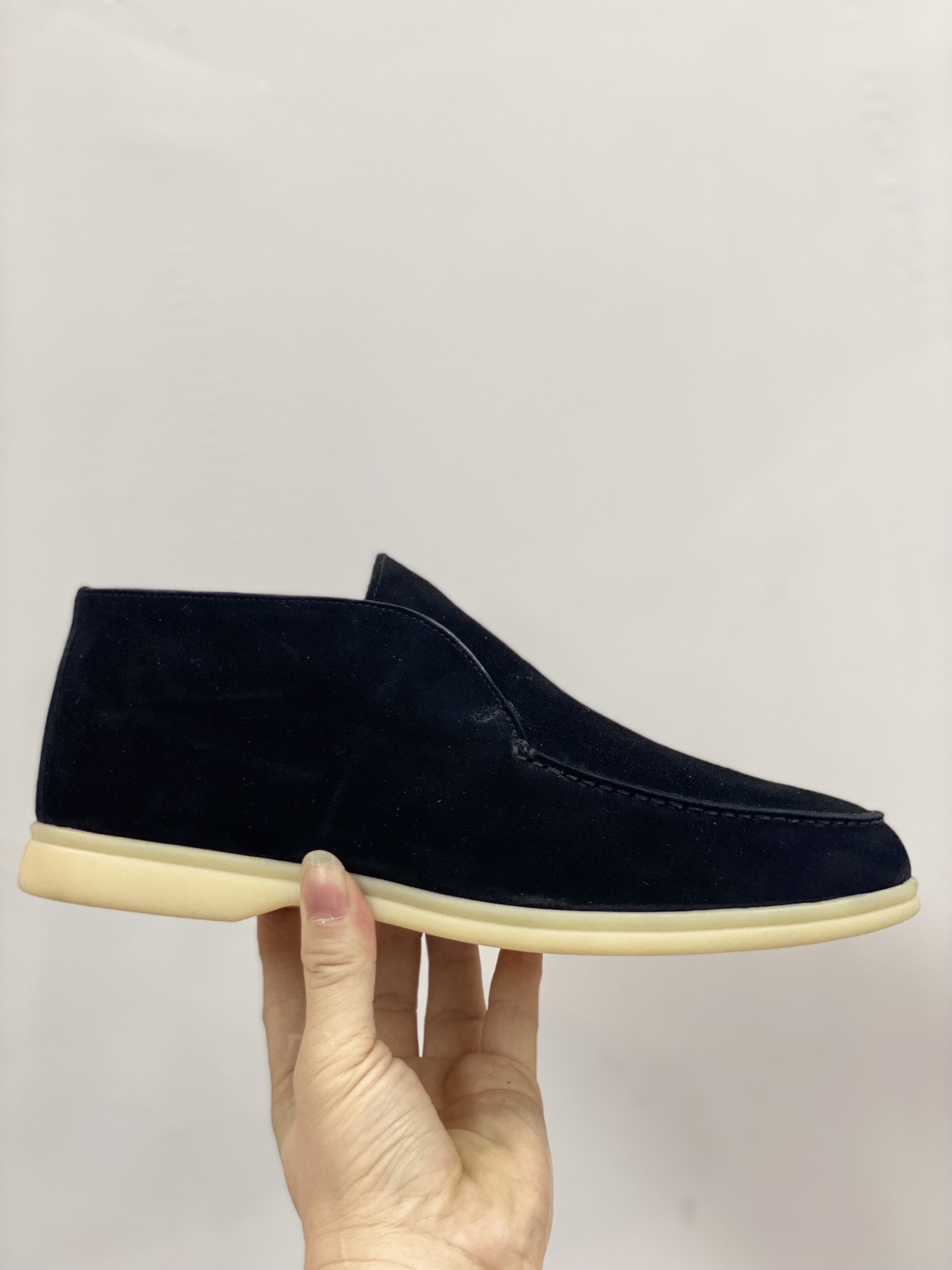 L0r0 P1ana Open Walk Boots Caviar For Women – FAE9959 MB97