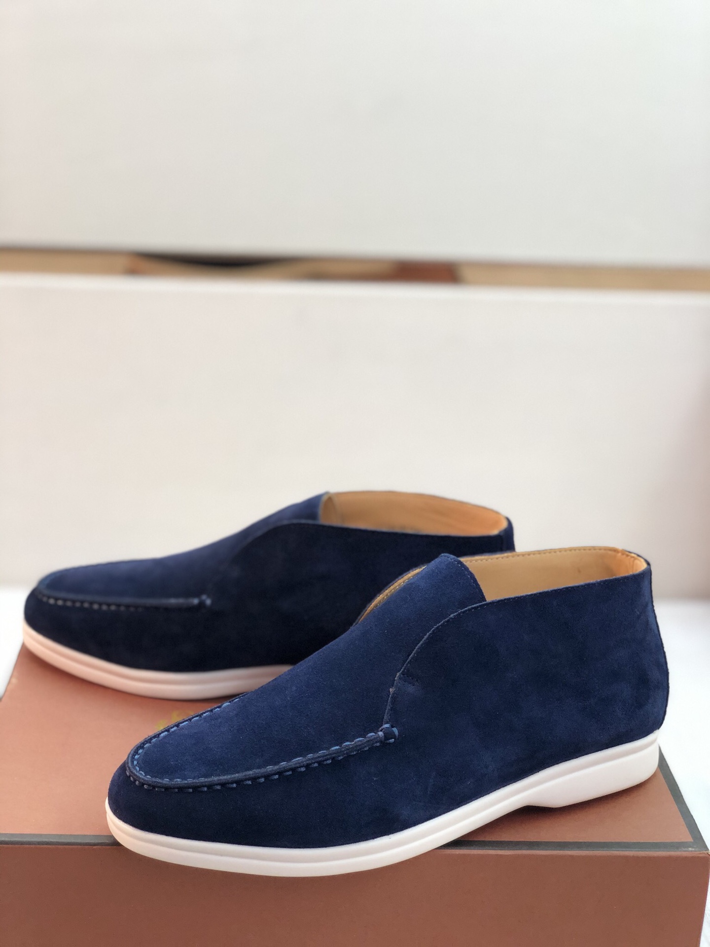 L0r0 P1ana Open Walk Boots Argo Blue Melange For Women – FAE9959 W948