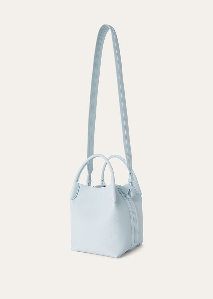 [True-to-ORIGINAL]L0r0 P1ana Small Bale Bag Light Blue Belle For Women 6.7 in/ 17 cm FAN8964 60HN