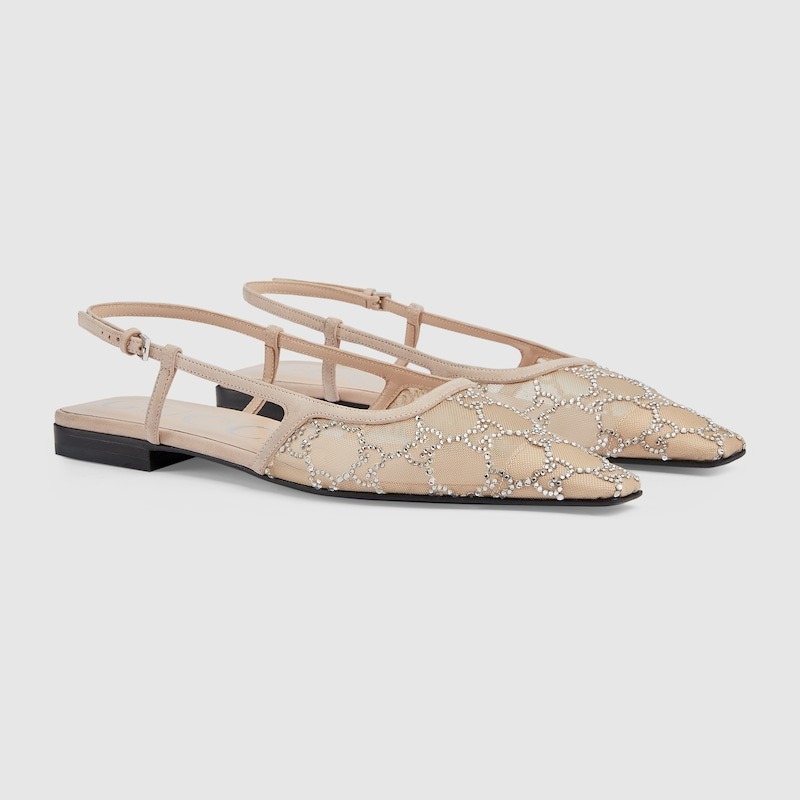 Gvc*1 Slingback Ballet Flat Beige For Women 762374 F13A0 9960