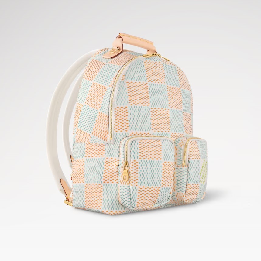 L0vis Vvtt0n Backpack Multipocket White For Men N40735 11.8in/30cm