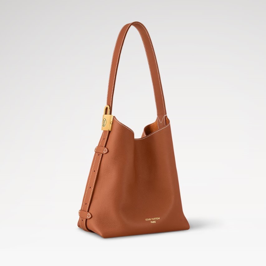 L0vis Vvtt0n Low Key Hobo PM Cognac For Women 11in/28cm M25354