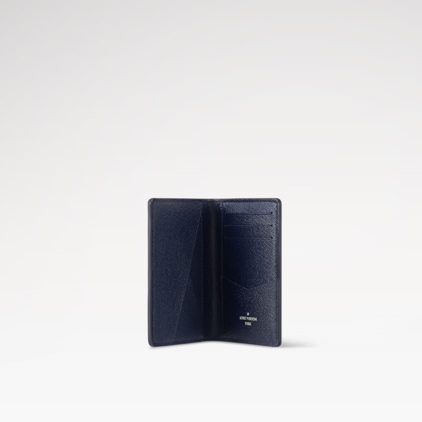 L0vis Vvtt0n Pocket Organizer Blue For Men 4.4in/11.2cm N40677