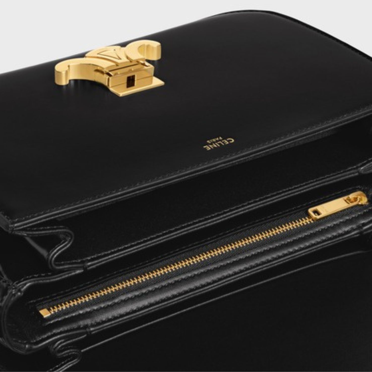 Ce1i*e Classique Triomphe Bag Black For Women 9 Inches / 22 Cm – 187363BF4.38NO