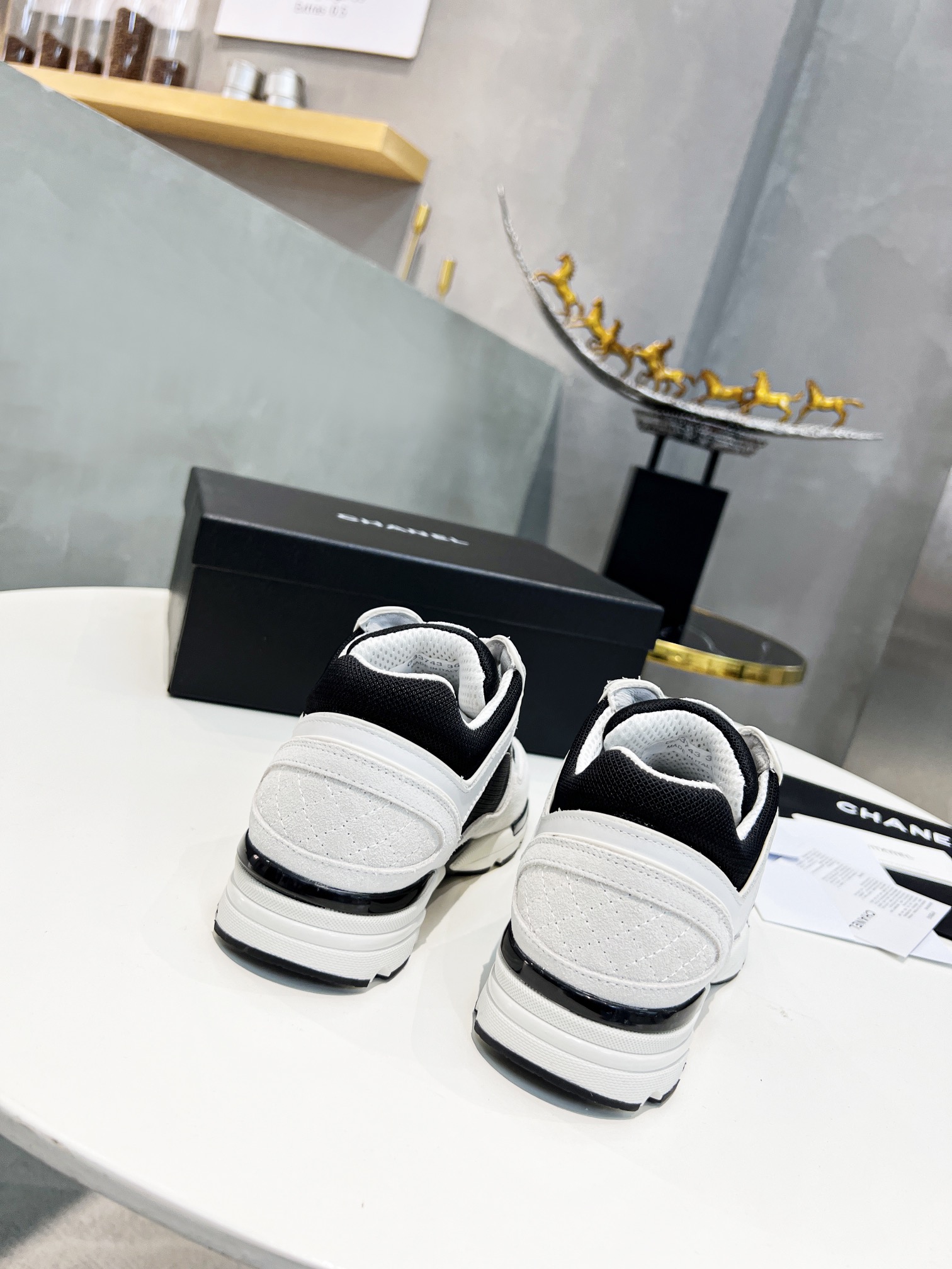 Ch**el Sneakers Black For Women