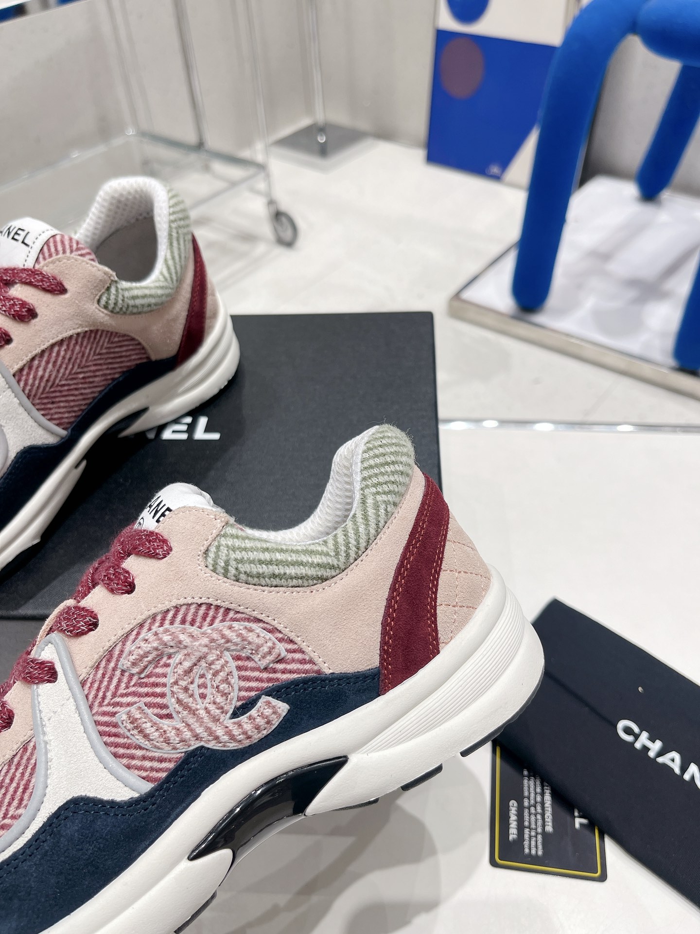 Ch**el Sneakers Grey For Women