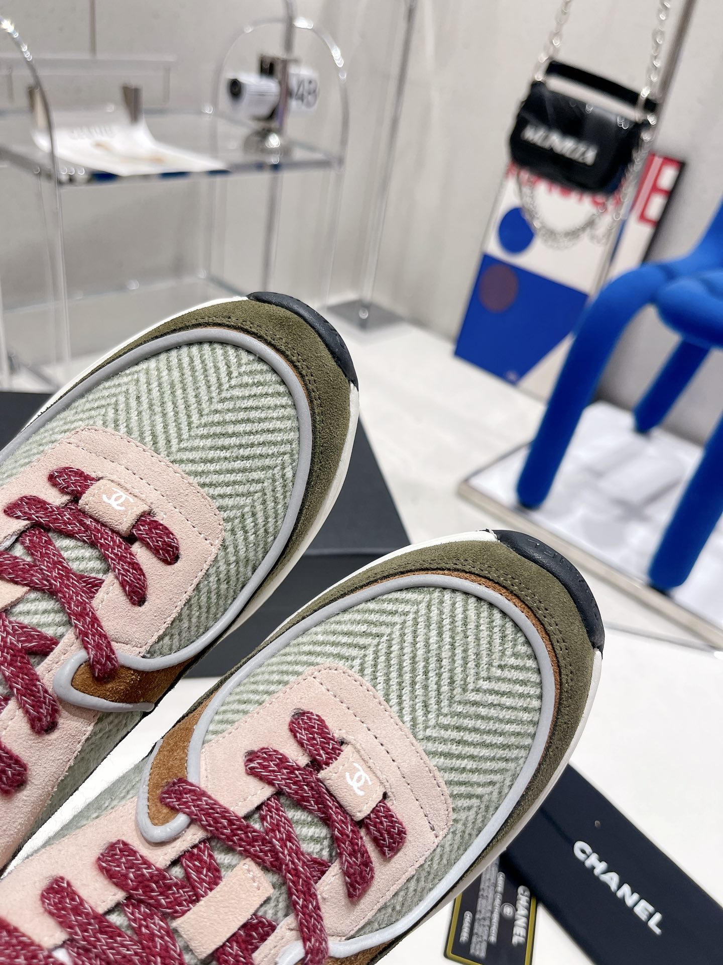 Ch**el Sneakers Grey For Women