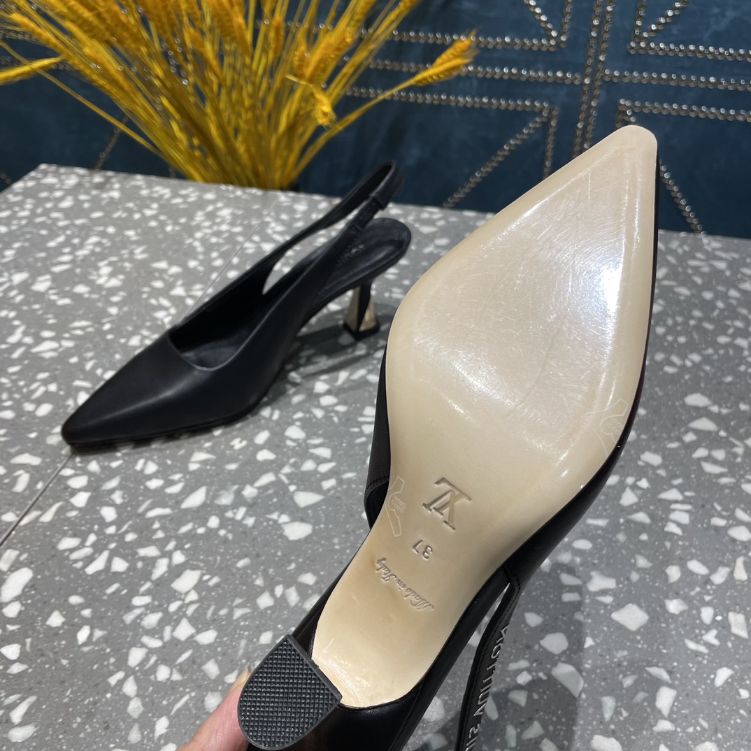 L0vis Vvtt0n Sparkle Slingback Pump Black For Women 1AB0MT