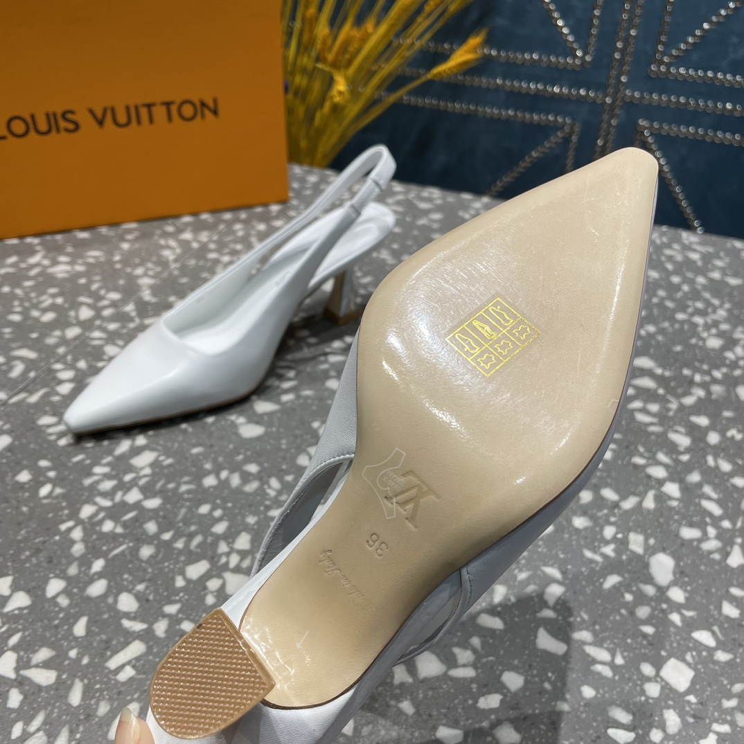 L0vis Vvtt0n Sparkle Slingback Pump White For Women 1AB0NN
