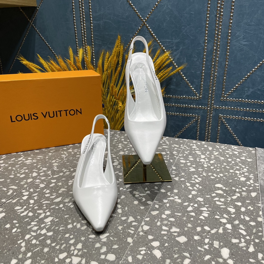 L0vis Vvtt0n Sparkle Slingback Pump White For Women 1AB0NN