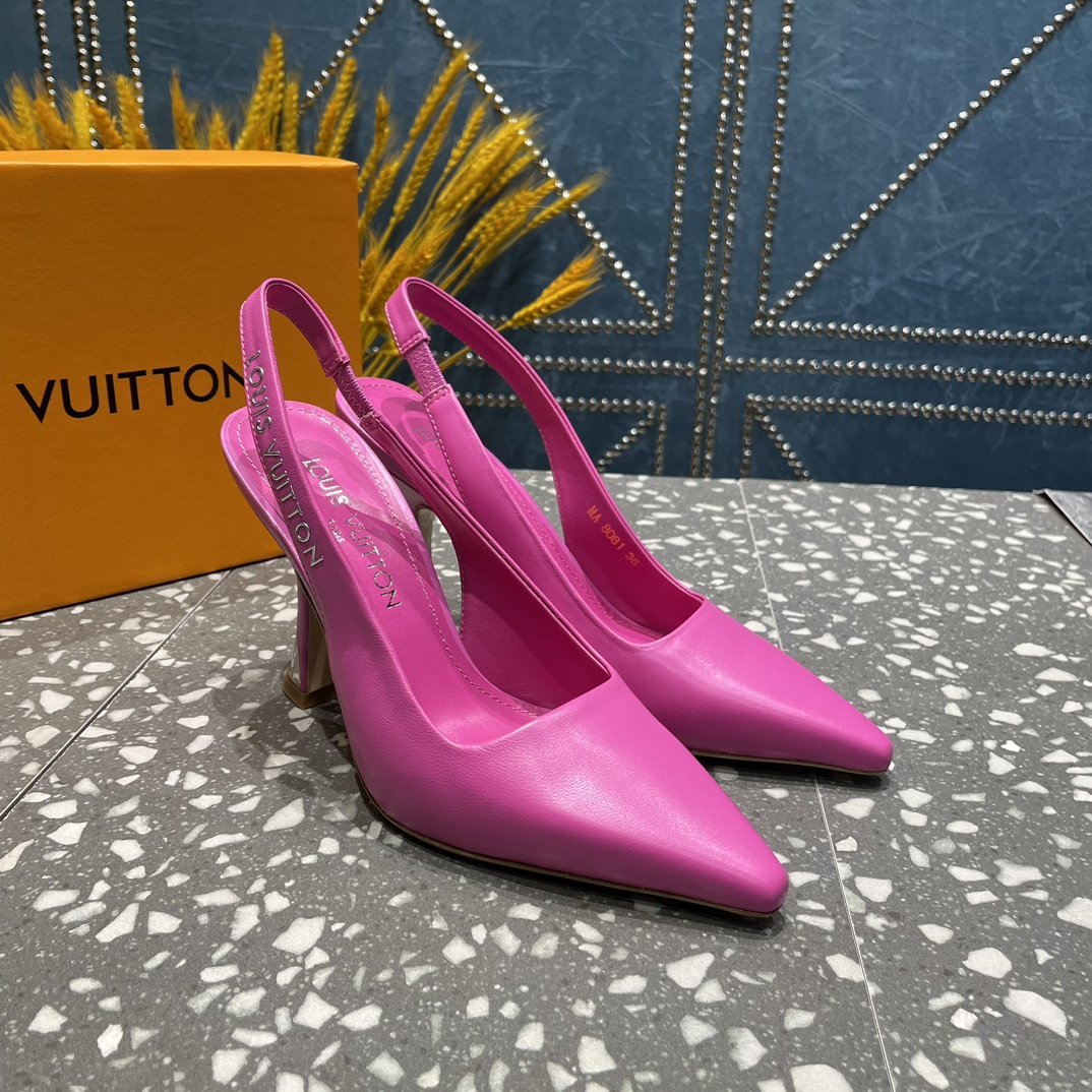 L0vis Vvtt0n Sparkle Slingback Pump Pink For Women