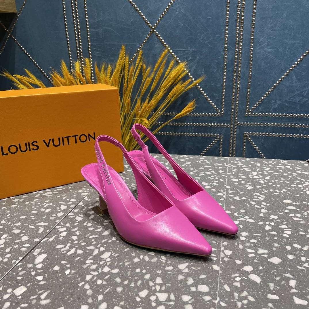 L0vis Vvtt0n Sparkle Slingback Pump Pink For Women