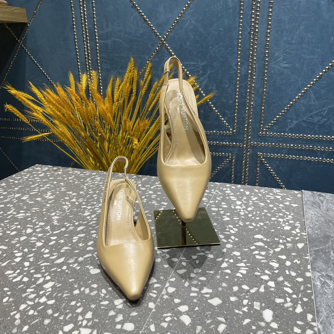 L0vis Vvtt0n Sparkle Slingback Pump Beige For Women 1AB0Q5