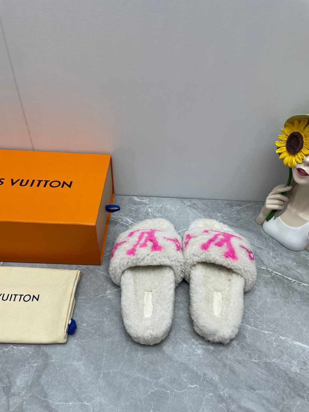 L0vis Vvtt0n Paseo Flat Comfort Mule Pink For Women