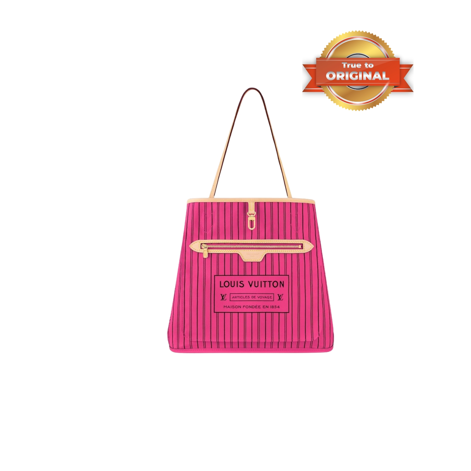 [True-to-ORIGINAL] L0vis Vvtt0n Neverfull Bandoulière Inside Out MM Rose For Women 31cm/12.2in M12257