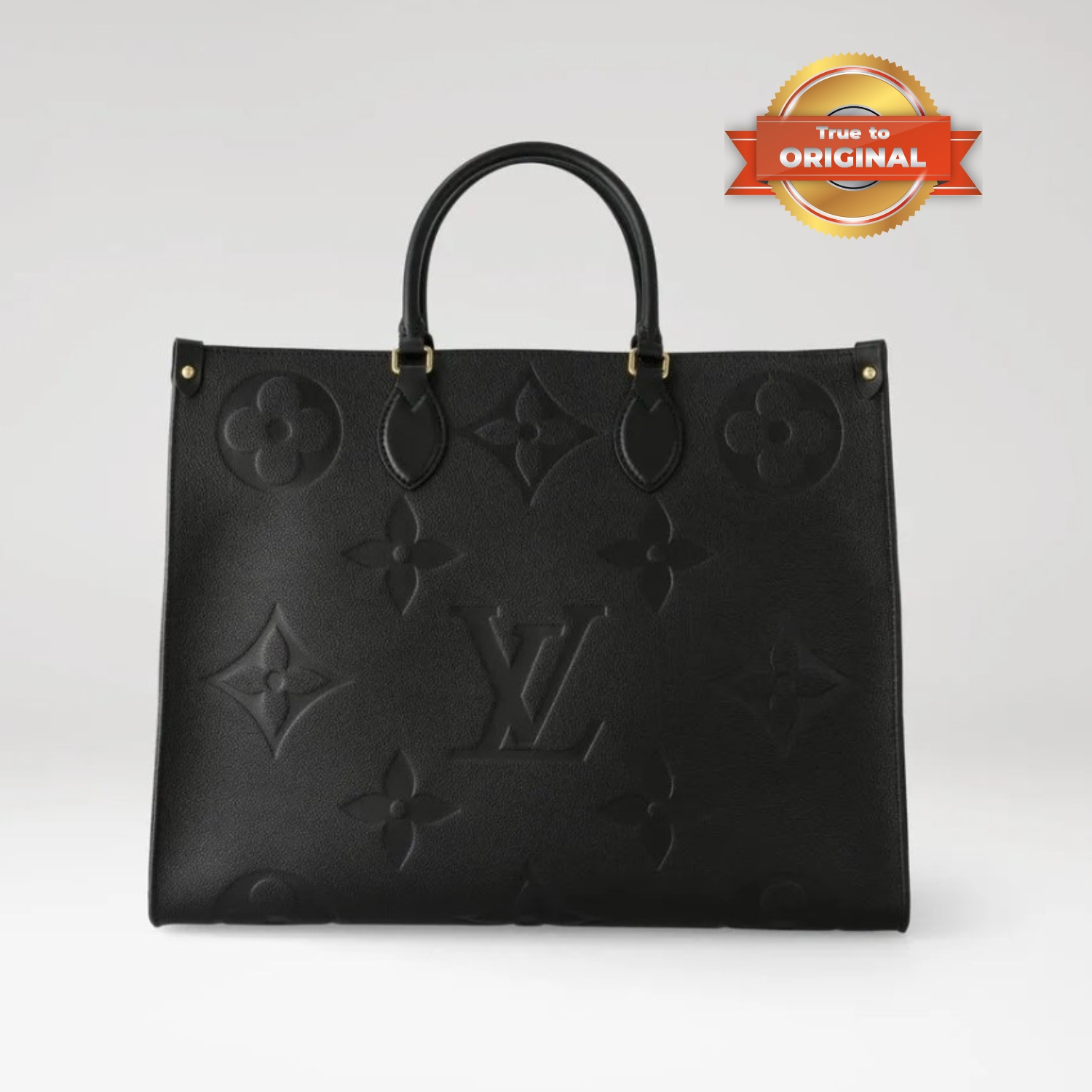 [True-to-ORIGINAL] L0vis Vvtt0n OnTheGo GM Tote Bag Monogram Empreinte Black For Women 41cm/16.1in M44925