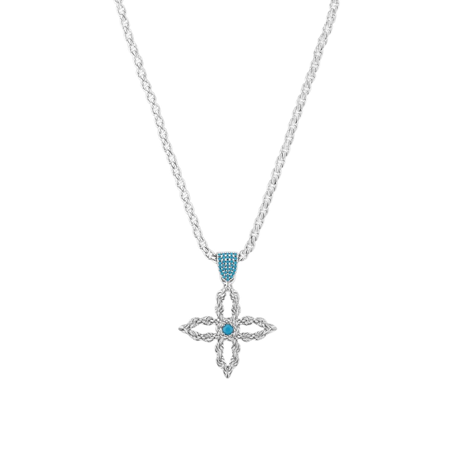 L0vis Vvtt0n LV Flower Rope Pendant Necklace For Men 45cm/18in M02062