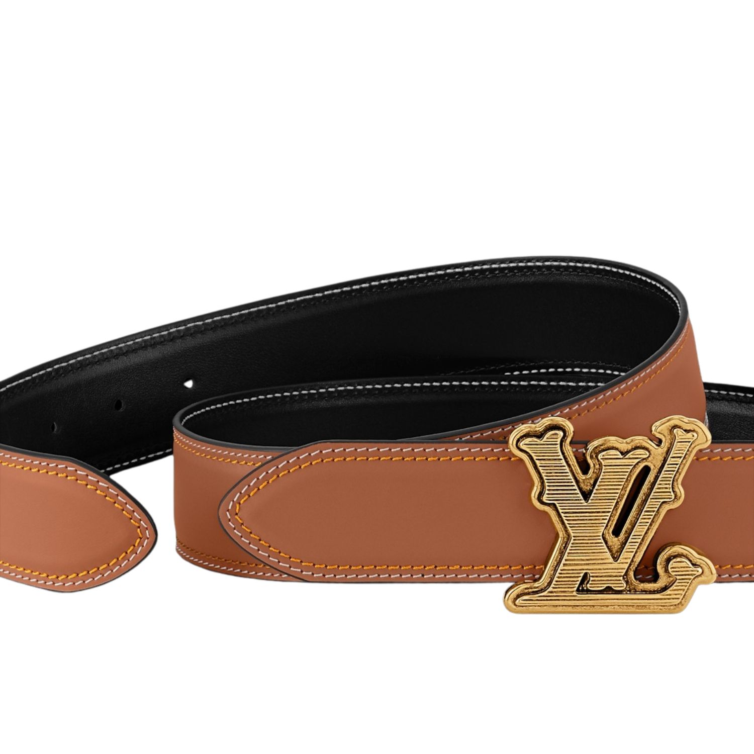 L0vis Vvtt0n LV Rodeo 40mm Reversible Belt Brown For Men M8727U