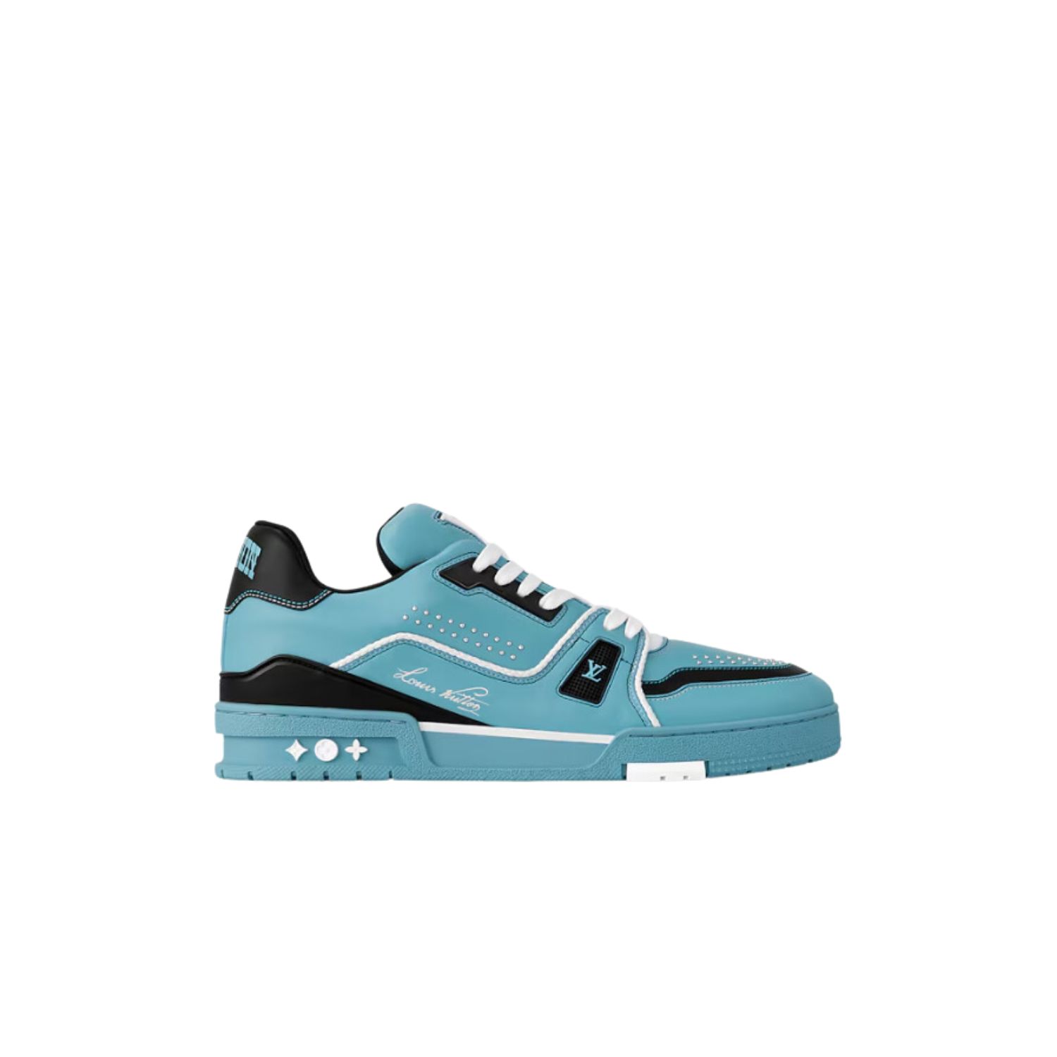 L0vis Vvtt0n LV Trainer Sneaker Blue For Men 1AD7K5